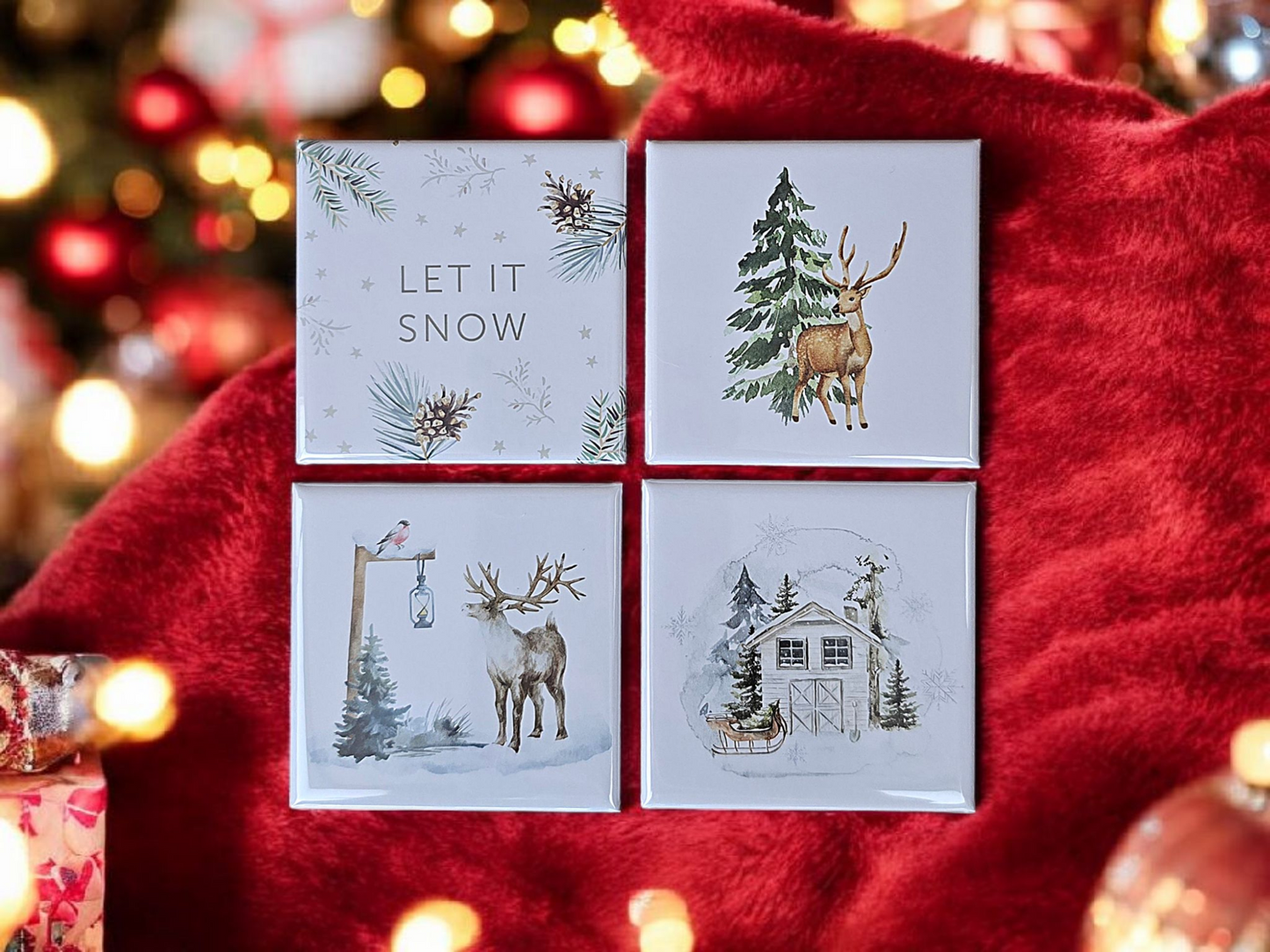 Let It Snow Magnet Set