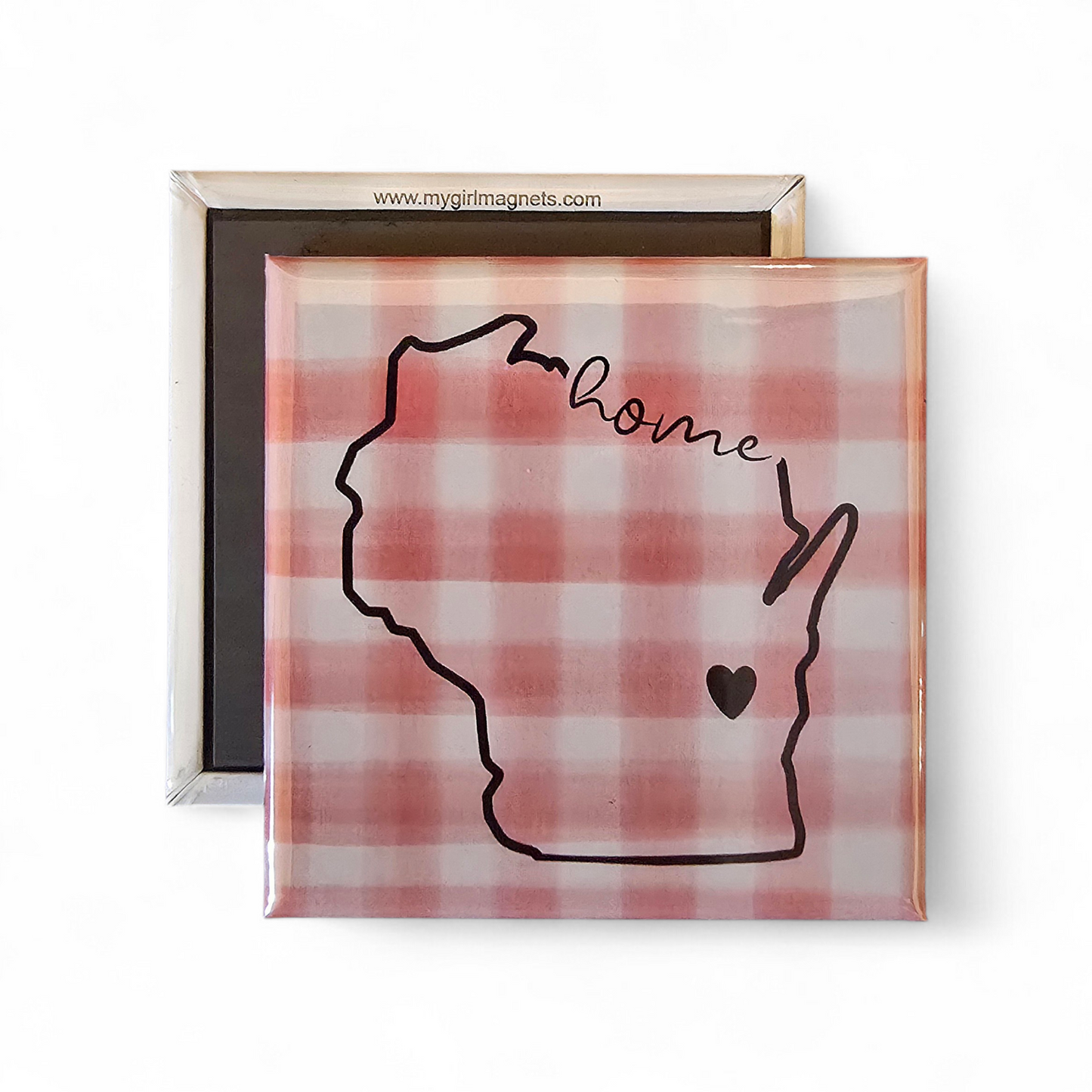 Wisconsin Home Magnet