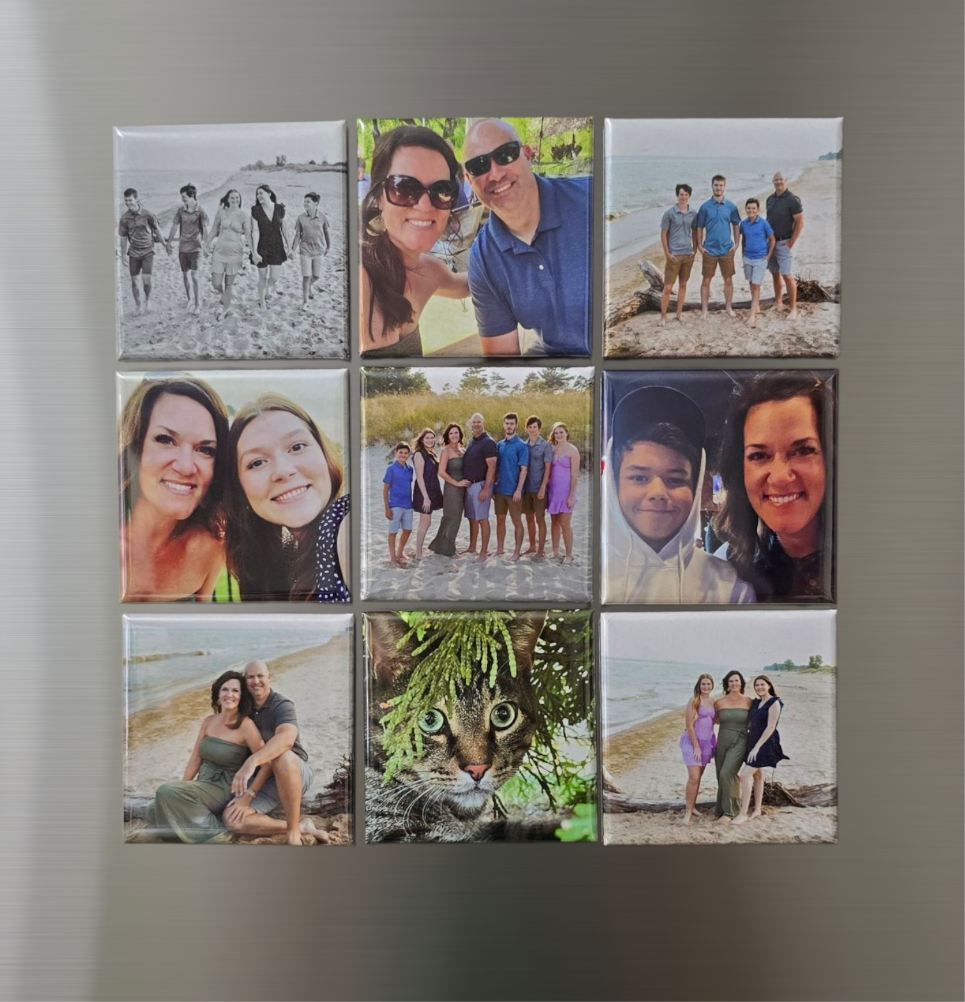 Photo Magnets - Set of 9