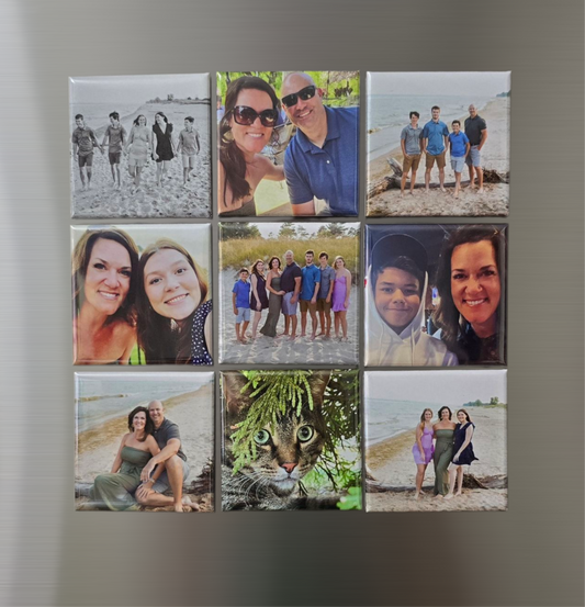 Photo Magnets - Set of 9